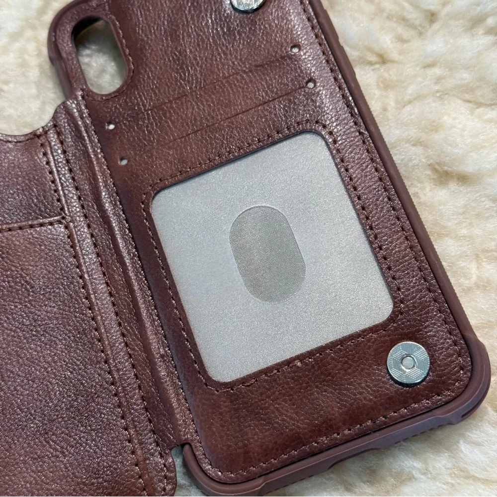 Brown Leather Phone Case